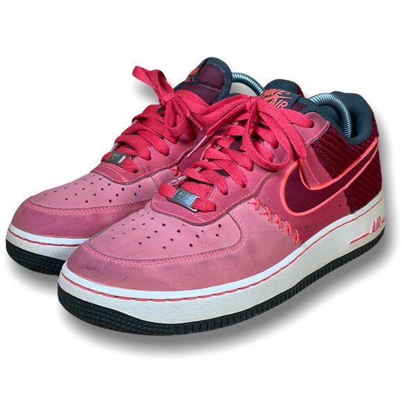 Nike Other - Nike Air Force 1 Low Fusion Red Atomic Red Noble